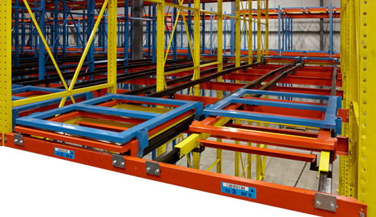 Pushback Racking Systems from Raymond Handling Consultants